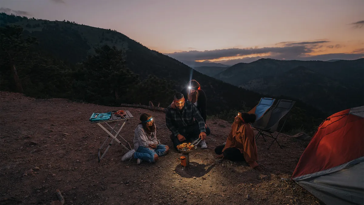 BioLite HeadLamp 325 Ultra Hafif USB Şarjlı Kafa Lambası - Ember Yellow