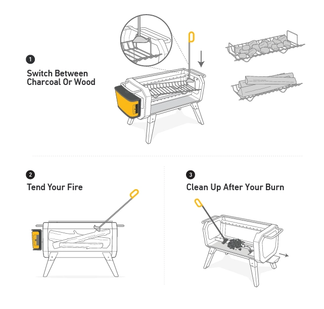BioLite FirePit FirePoker Ateş & Yakıt Karıştırıcı