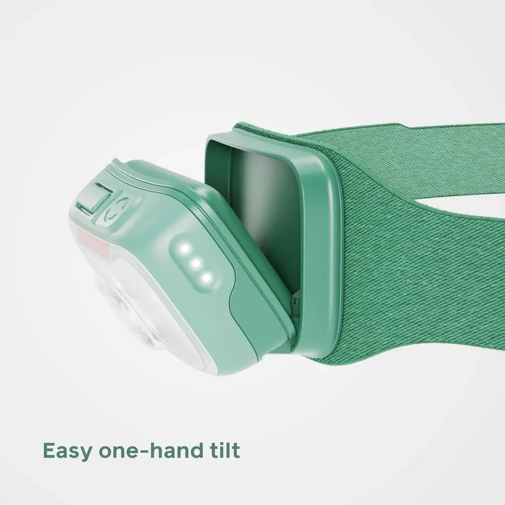 BioLite Range 400 USB-C Şarjlı Kafa Lambası - Mist Green