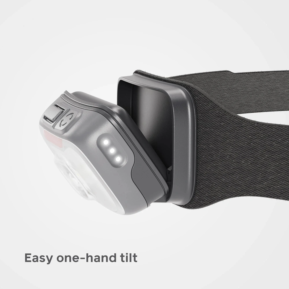 BioLite Range 400 USB-C Şarjlı Kafa Lambası - Midnight Gray