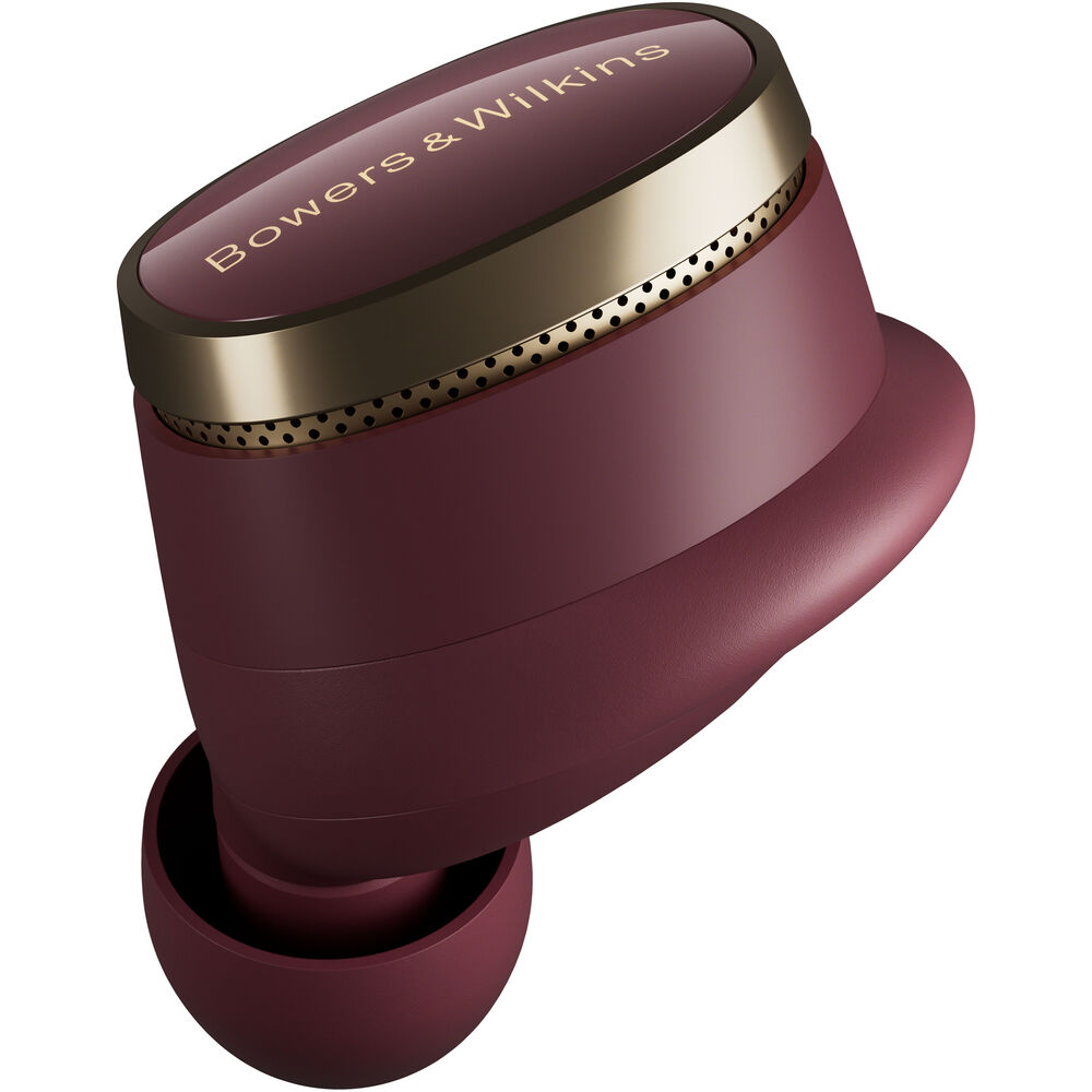 Bowers & Wilkins Pi8 - True Wireless ANC Premium Kulak İçi Bluetooth Kulaklık, Dark Burgundy