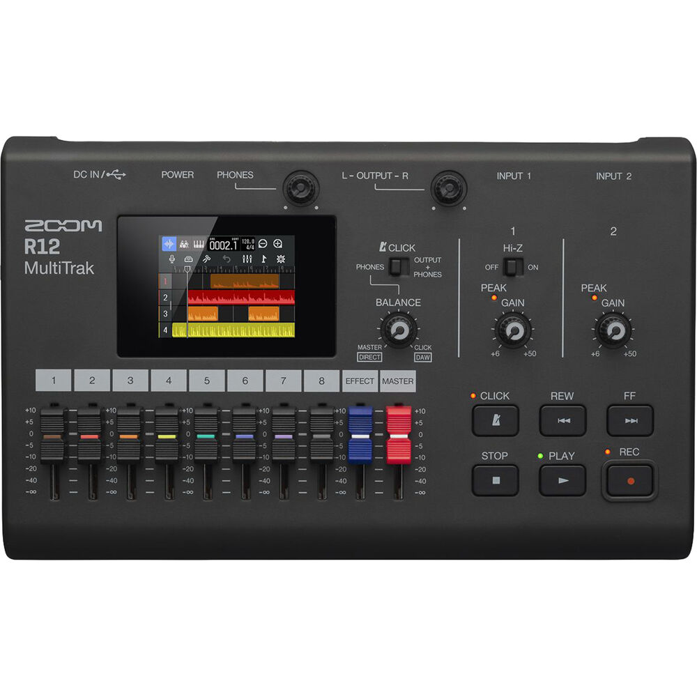 Zoom R12 MultiTrak Recorder (Touchscreen)