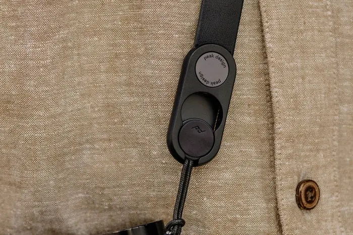 Peak Design Form Leather Deri Uzun Kamera Askısı - Black