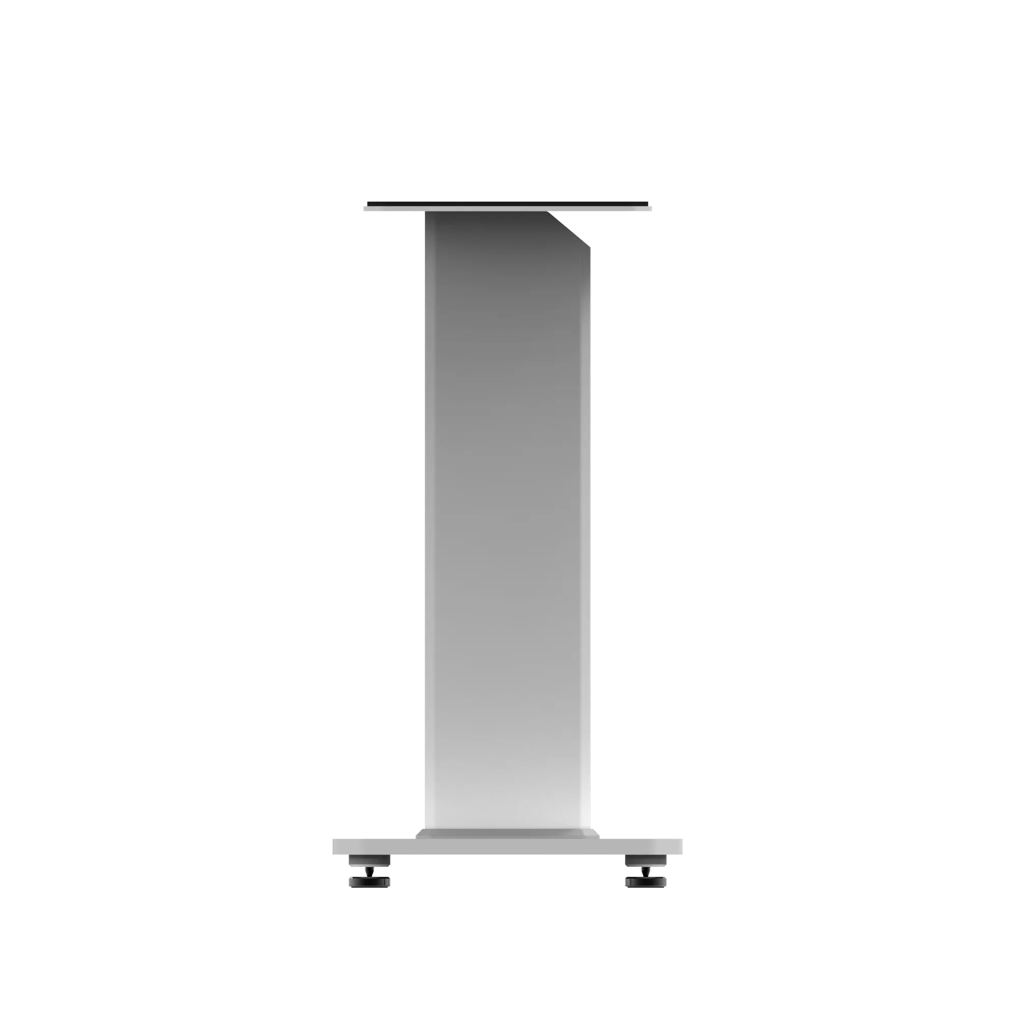 KANTO SX22W 22" Dolum Yapılabilir Hoparlör Standları, İzolasyon Ayaklı - Beyaz (Çift)