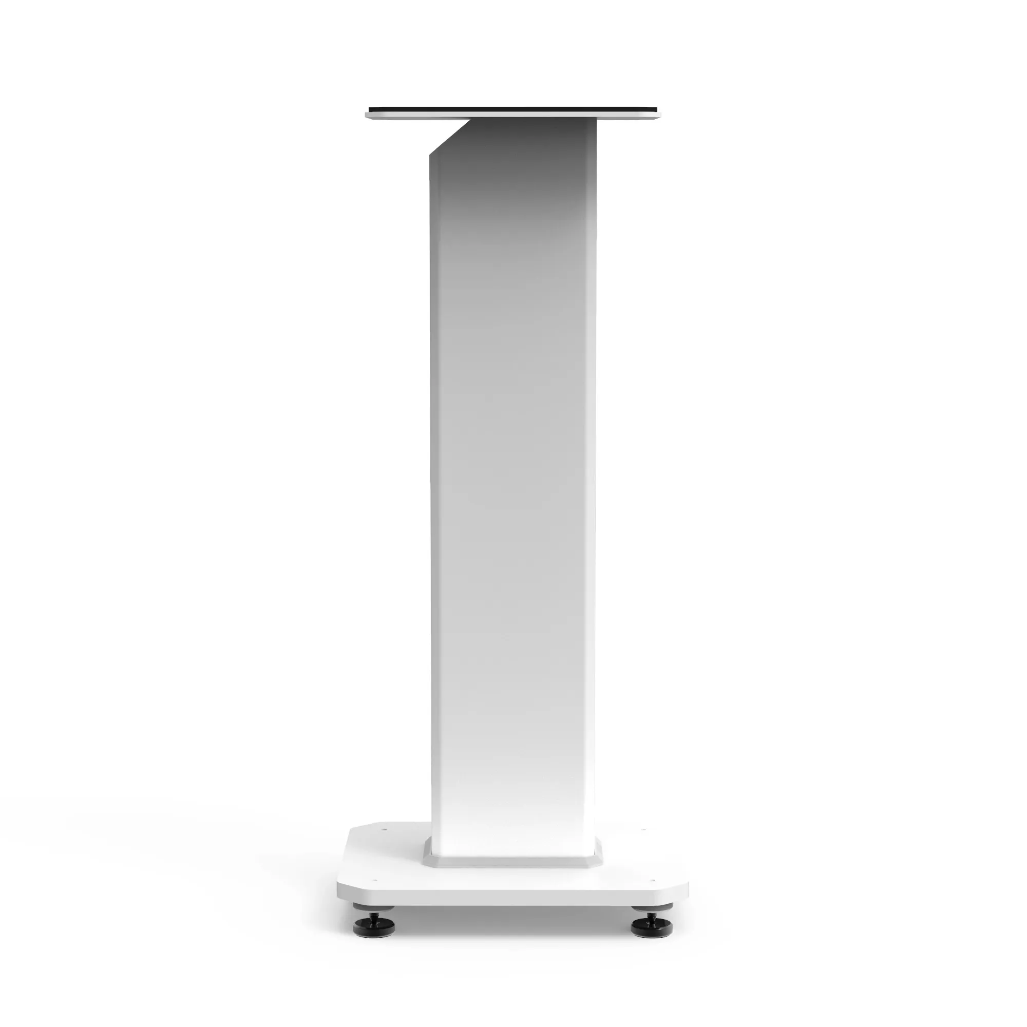 KANTO SX26W 26" Dolum Yapılabilir Hoparlör Standları, İzolasyon Ayaklı - Beyaz (Çift)