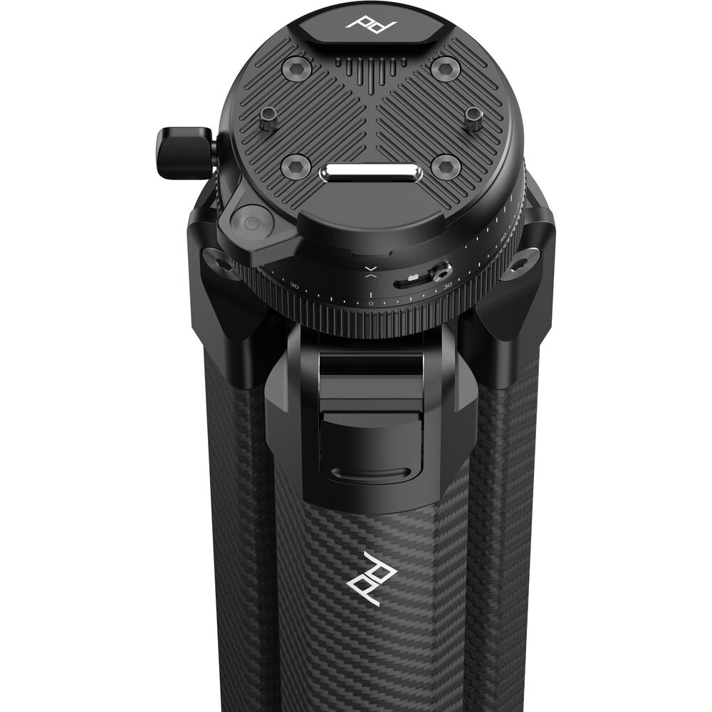Peak Design Pro Tall Karbon Fiber Tripod ve Top Kafa – Siyah