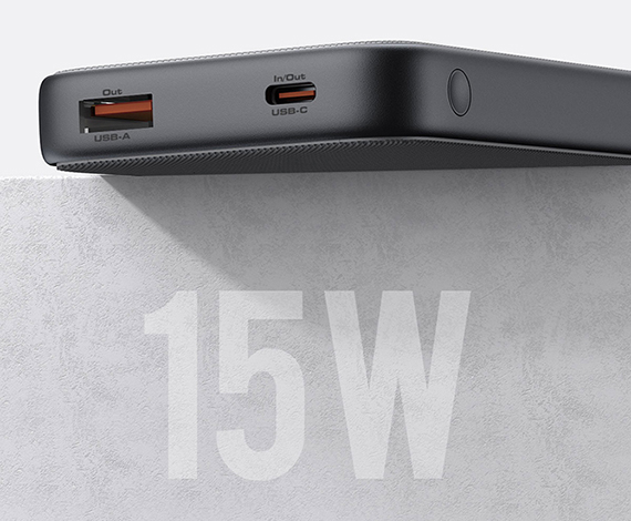 Aukey PB-Y46-GY 15W 10000 mAh Powerbank Hızlı Şarj