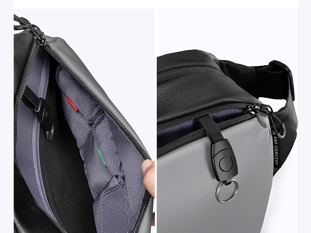 K&F Concept 10L Gümüş Alpha Askılı Çanta (KF13.157)
