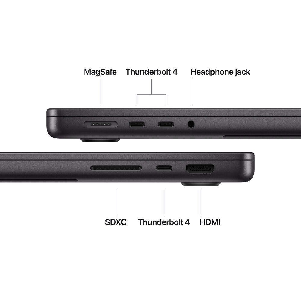 MacBook Pro 14 inc M5 10CPU 10GPU 16GB 1TB Uzay Siyahı MDE14TU/A