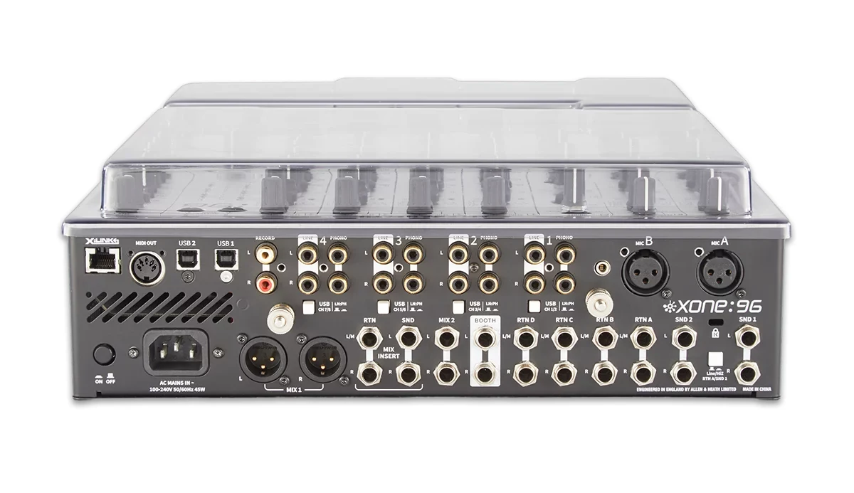 Decksaver Allen & Heath XONE:96 için Decksaver Koruyucu Kapak