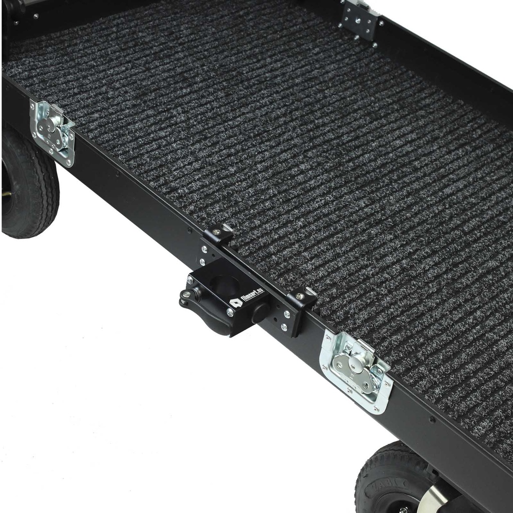 Aluminum plate set with 35mm pipe holder +2x Quick clamp with threaded hole and adapter 3/8" to 1/4"
