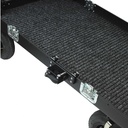Aluminum plate set with 35mm pipe holder +2x Quick clamp with threaded hole and adapter 3/8" to 1/4"