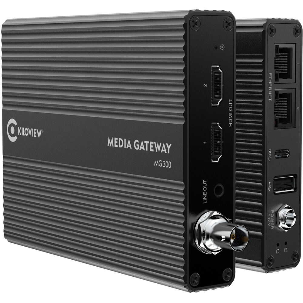 Kiloview MG300 V2 4K NDI-HX/SRT/RTSP/HLS to SDI/HDMI Decoder/Multiviewer
