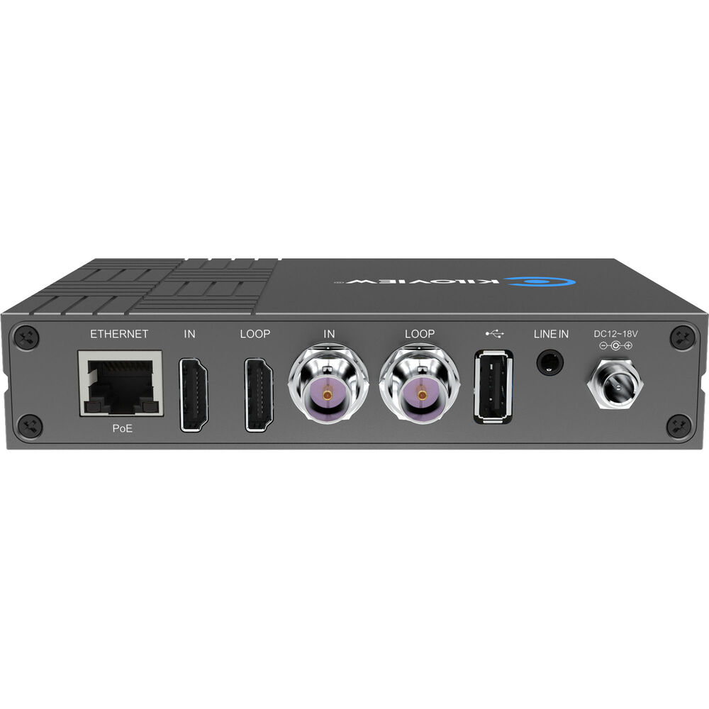 Kiloview E3 H265 Dual Channel 4K HDMI&SDI to NDI|HX, SRT, RTMP Video Encoder