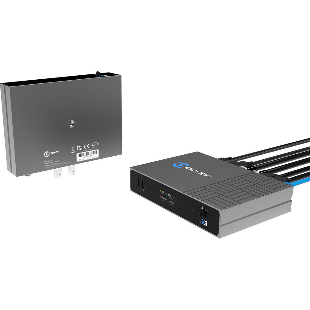 Kiloview E3 H265 Dual Channel 4K HDMI&SDI to NDI|HX, SRT, RTMP Video Encoder