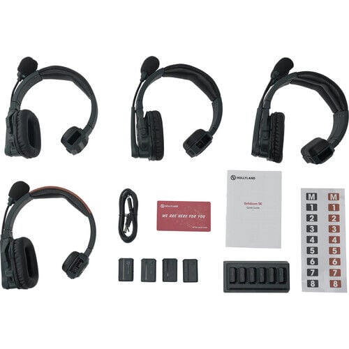Hollyland Solidcom SE Global 4S 4 Kişilik Kablosuz Intercom Sistemi Global Versiyon