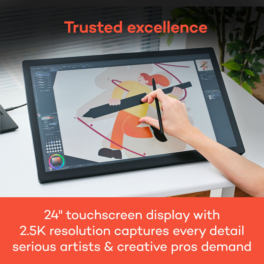Wacom Cintiq 24 Touch 2.5K Dokunmatik Ekranlı Grafik Tablet (2025) – DTH246K0A