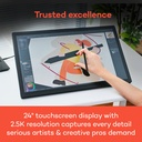 Wacom Cintiq 24 Touch 2.5K Dokunmatik Ekranlı Grafik Tablet (2025) – DTH246K0A
