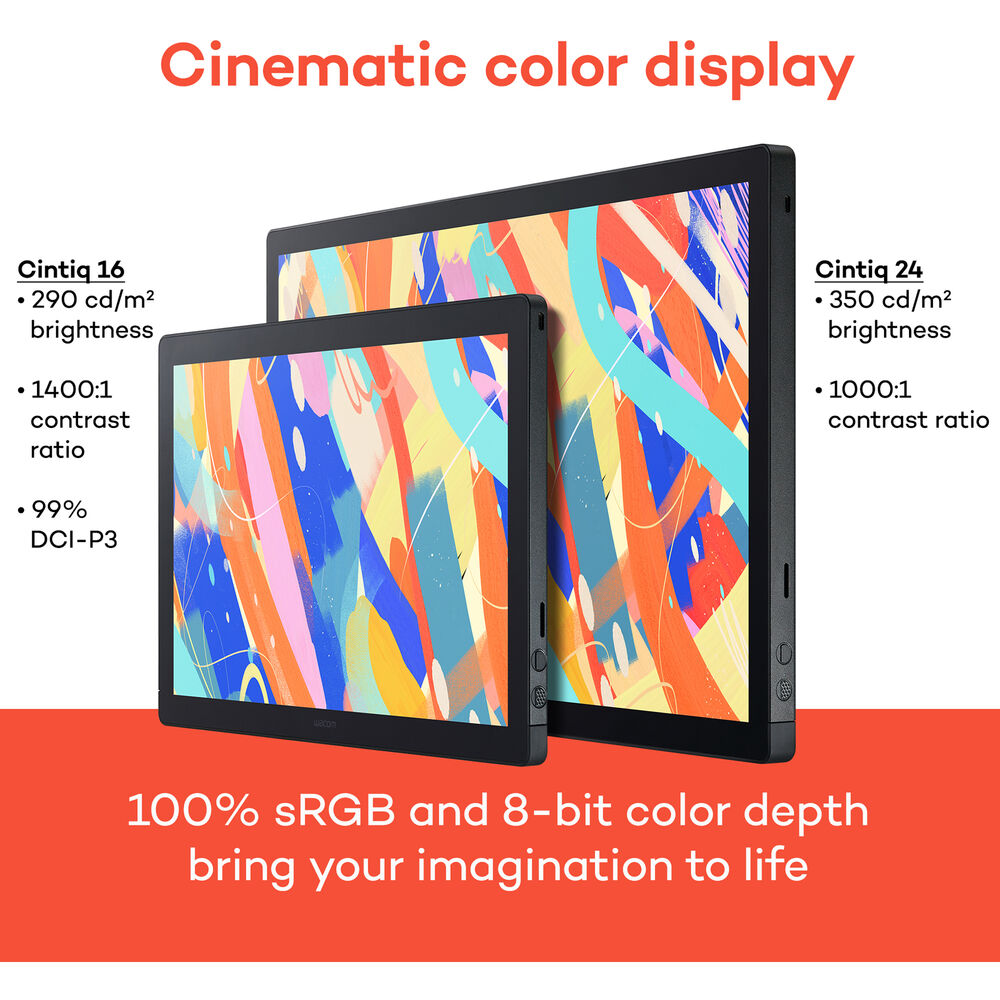 Wacom Cintiq 24 Touch 2.5K Dokunmatik Ekranlı Grafik Tablet (2025) – DTH246K0A