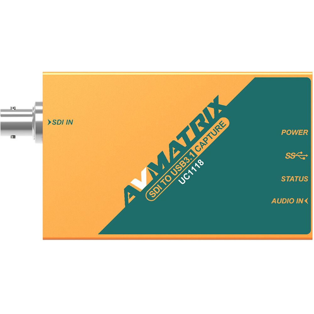AVMatrix UC1118 SDI to USB 3.1 Type-C Video Capture