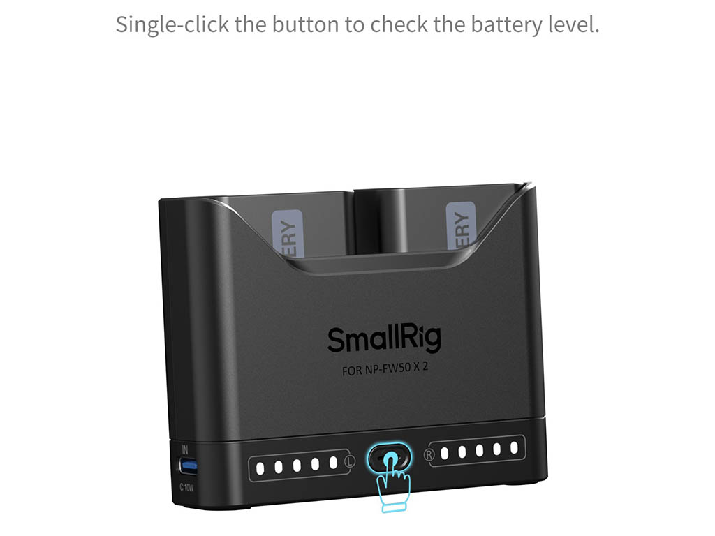 SmallRig 5488 Sony NP-FW50 Turbo Hızlı 2 Batarya + Şarj Kiti