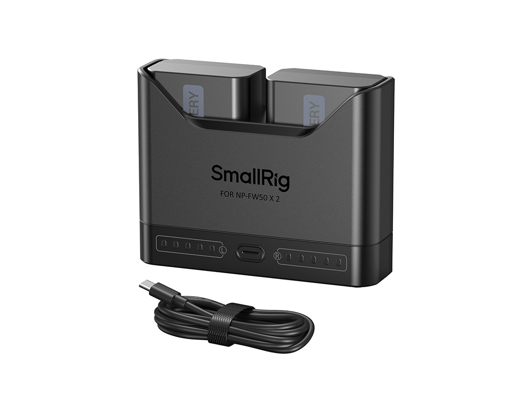 SmallRig 5488 Sony NP-FW50 Turbo Hızlı 2 Batarya + Şarj Kiti