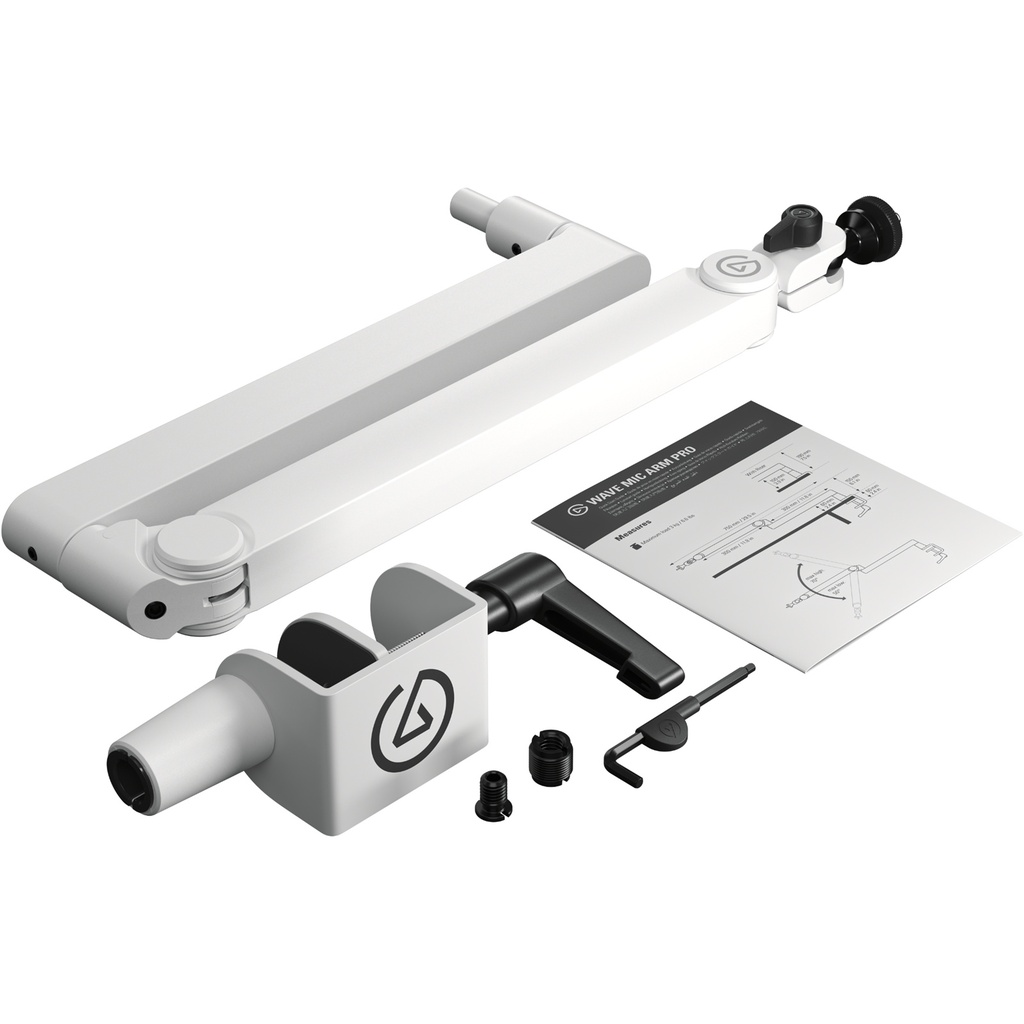 Elgato Wave Mic Arm Pro Profesyonel Mikrofon Kolu – Beyaz (10AAT9911)