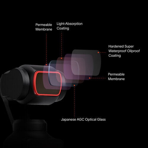 PGYTECH DJI Osmo Pocket 3 & 4 için Black Mist Filter 1/4 Filtre