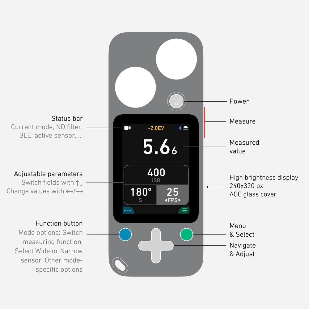 LIT Systems LIT DUO 1 Digital Light Meter