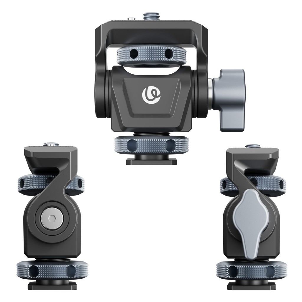 Ulanzi CO82 Adjustable Damping Ball Head Cold Shoe LED Işık ve Monitör Adaptörü - C086