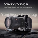 FALCAM F22 F38 F50 Quick Release V3 FX3 FX30 Uyumlu Modüler Kamera Kafesi Siyah - C00B2823B
