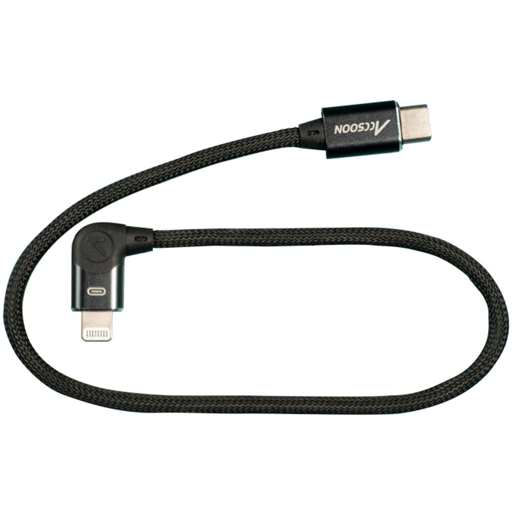 Accsoon USB-C Male to Lightning Male Kablo (30cm)