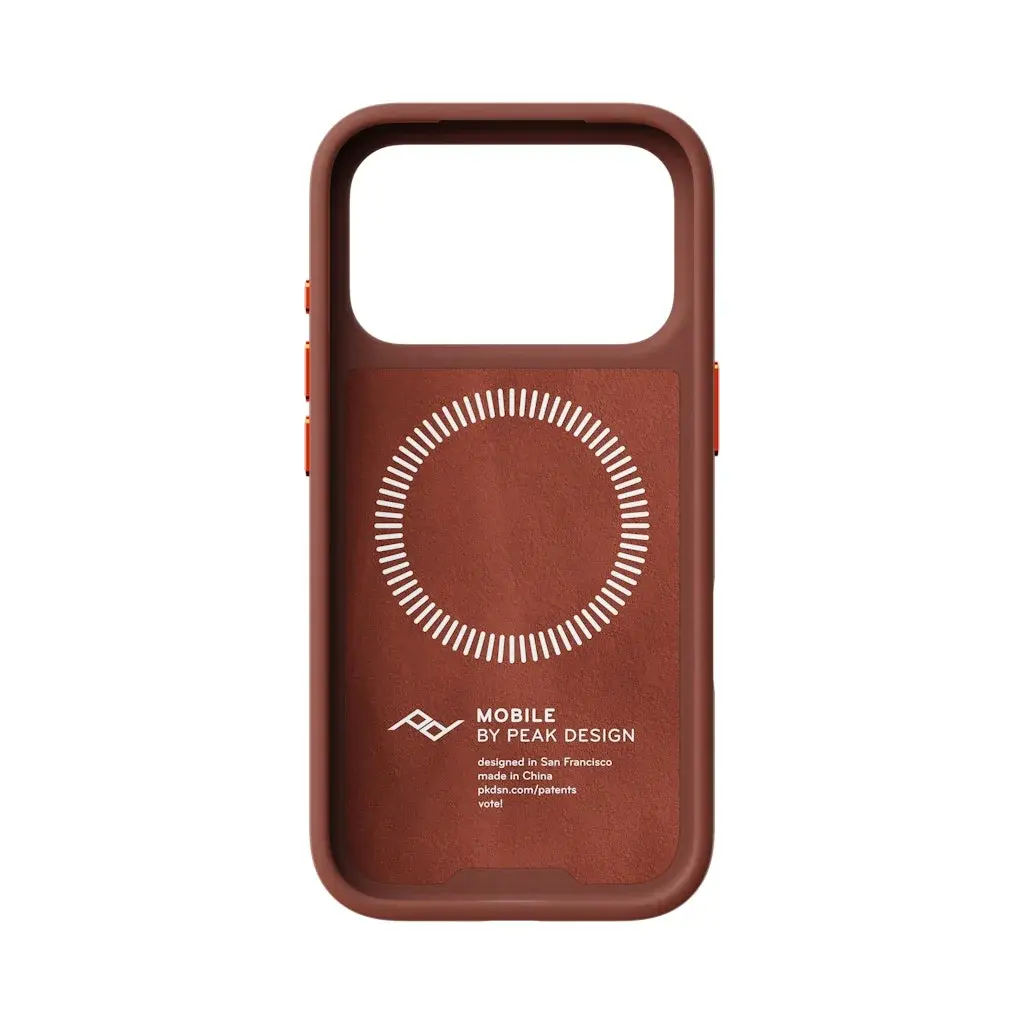 Peak Design SlimLink Loop Case iPhone 18 Pro MagSafe Kılıf - Redwood Clarino