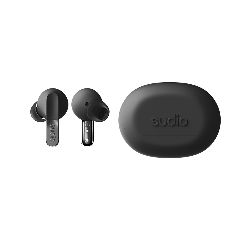 Sudio N3 Pro ANC True Wireless Kulak İçi Kulaklık | Titanium Black