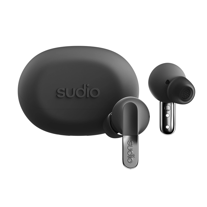 Sudio N3 Pro ANC True Wireless Kulak İçi Kulaklık | Titanium Black