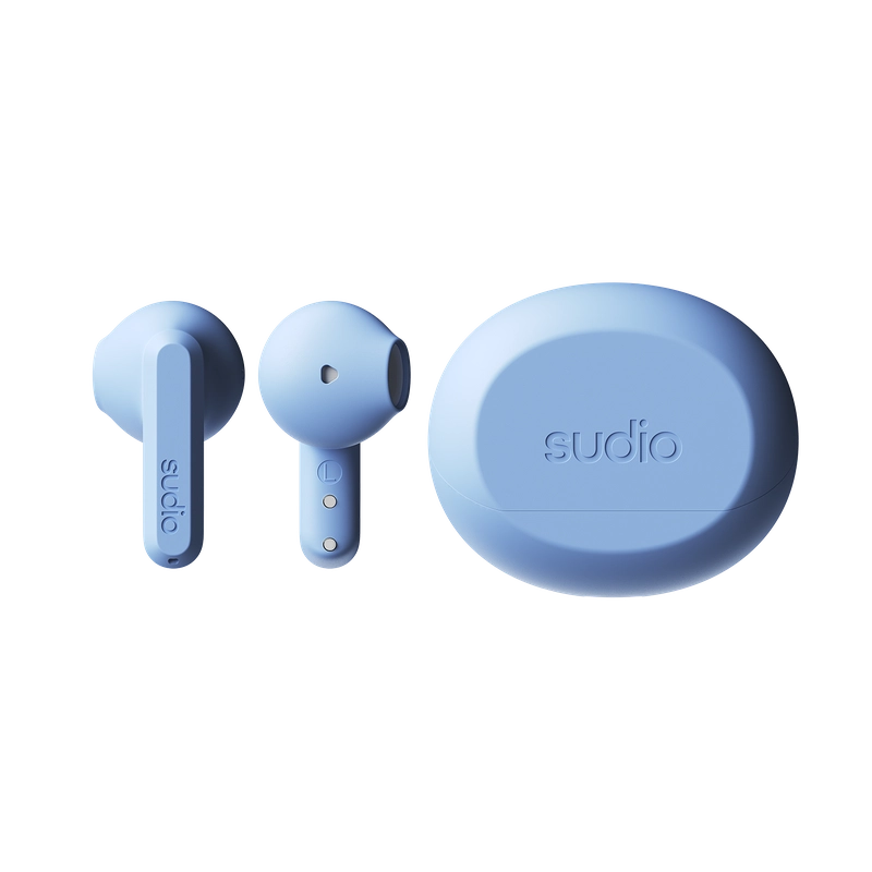 Sudio A3 Kablosuz (True Wireless) Kulak İçi Kulaklık | Misty Blue