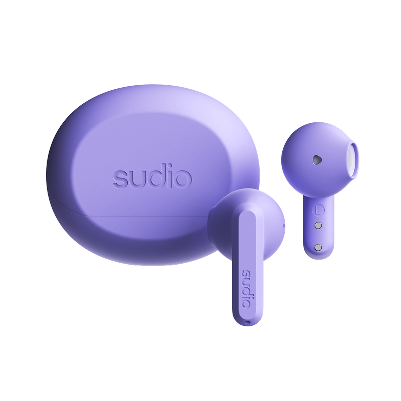 Sudio A3 Kablosuz (True Wireless) Kulak İçi Kulaklık | Soft Purple