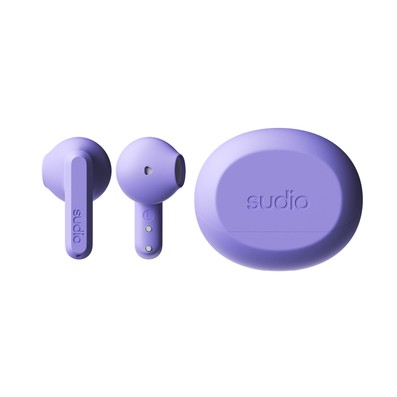 Sudio A3 Kablosuz (True Wireless) Kulak İçi Kulaklık | Soft Purple