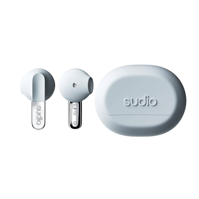 Sudio N3 Kablosuz (True Wireless) Kulak İçi Kulaklık | Misty Blue