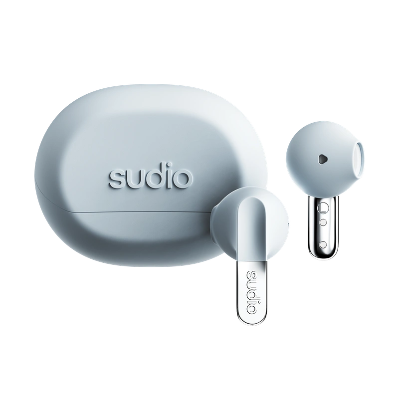 Sudio N3 Kablosuz (True Wireless) Kulak İçi Kulaklık | Misty Blue