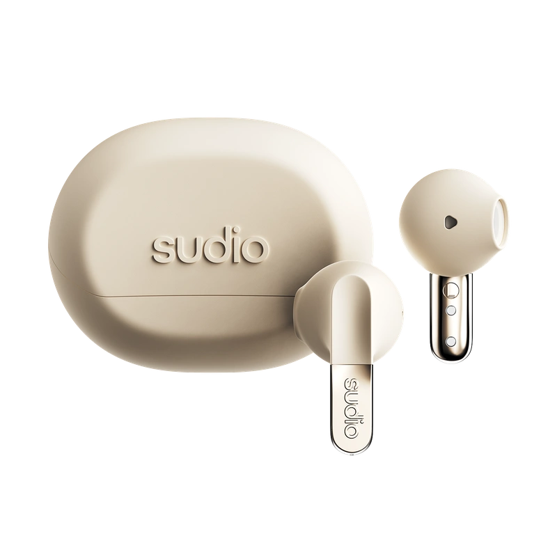 Sudio N3 Kablosuz (True Wireless) Kulak İçi Kulaklık | Golden Sand