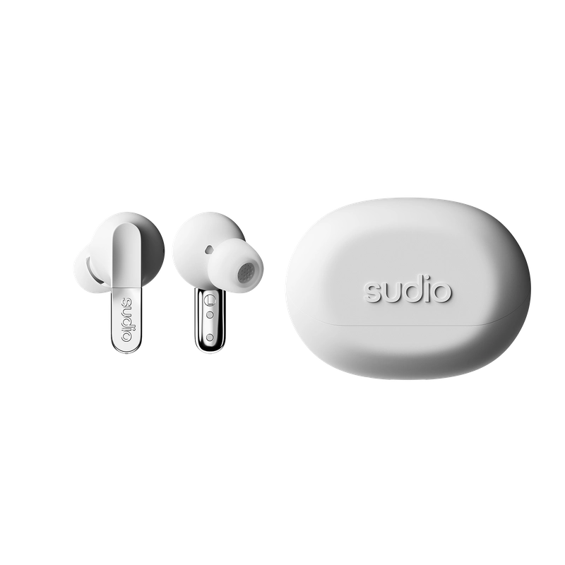 Sudio N3 Pro ANC True Wireless Kulak İçi Kulaklık | Chrome White