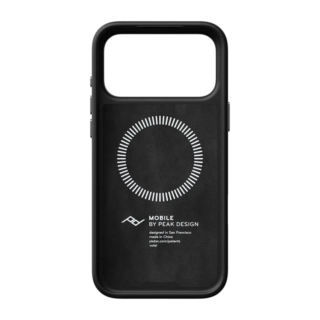 Peak Design SlimLink Loop Case iPhone 18 Pro Max MagSafe Kılıf - Black Clarino