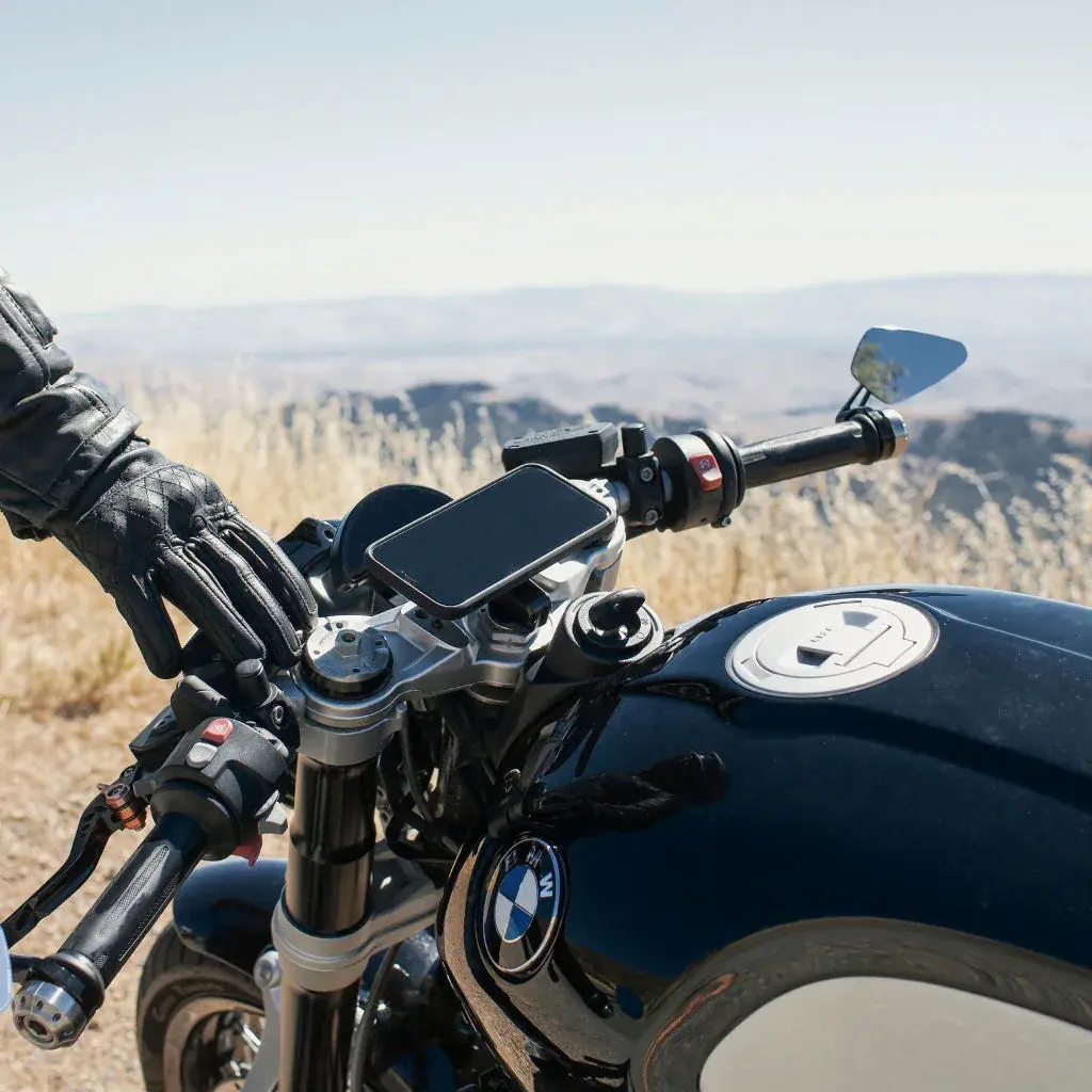 Peak Design Motorcycle Stem Mount Qi2 Kablosuz Şarjlı Telefon Tutucu