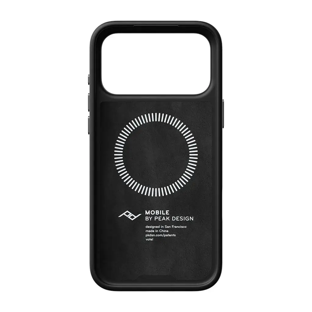 Peak Design SlimLink Case iPhone 18 Pro Max MagSafe Kılıf - Black Leather