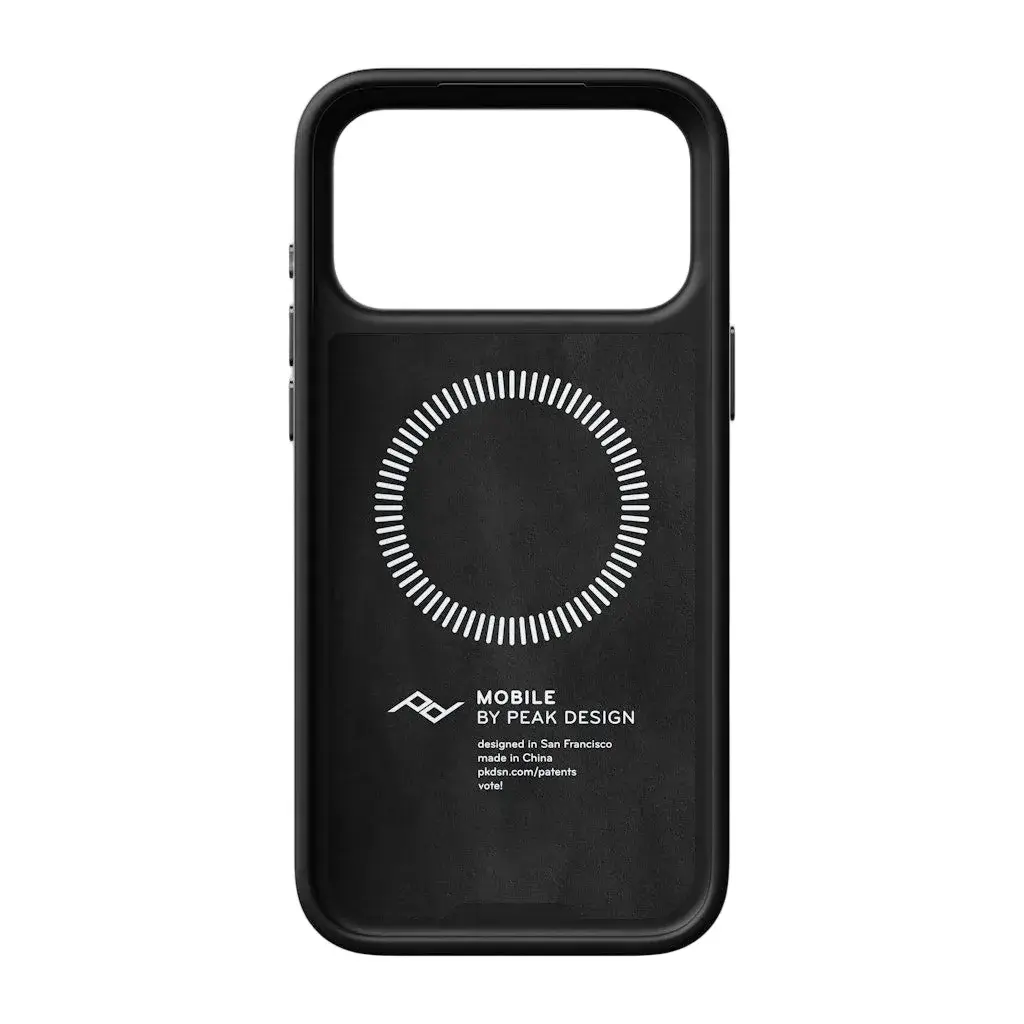Peak Design Everyday Case iPhone 18 Pro Max MagSafe Kılıf - Black Leather