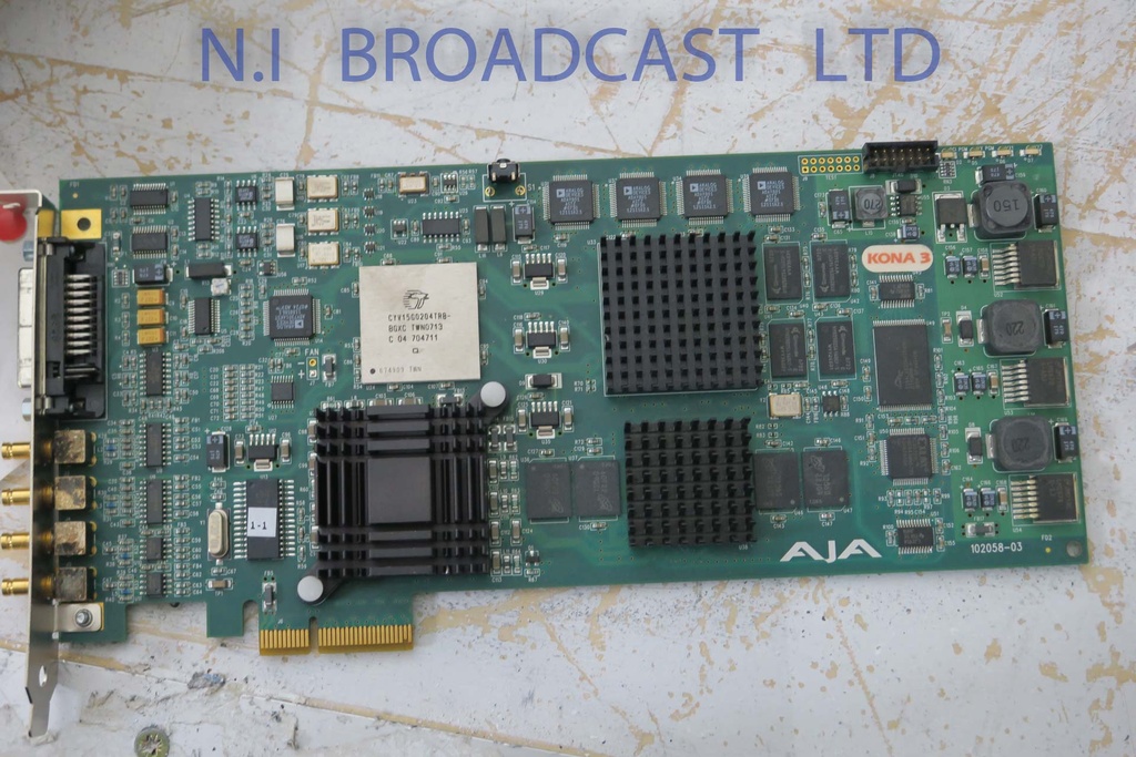 AJA KONA 3 SD, HD ve Dual-Link 2K Sıkıştırılmamış Video Yakalama Kartı