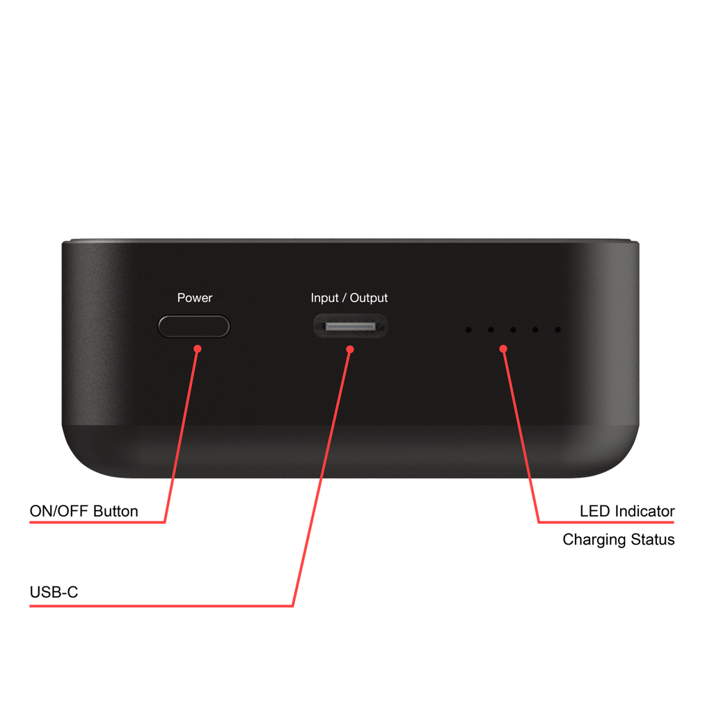 Verbatim 20000 Mah Manyetik Kablosuz (Magsafe) 15W Powerbank 35W PD Siyah Renk Kablo Dahil-(32223)