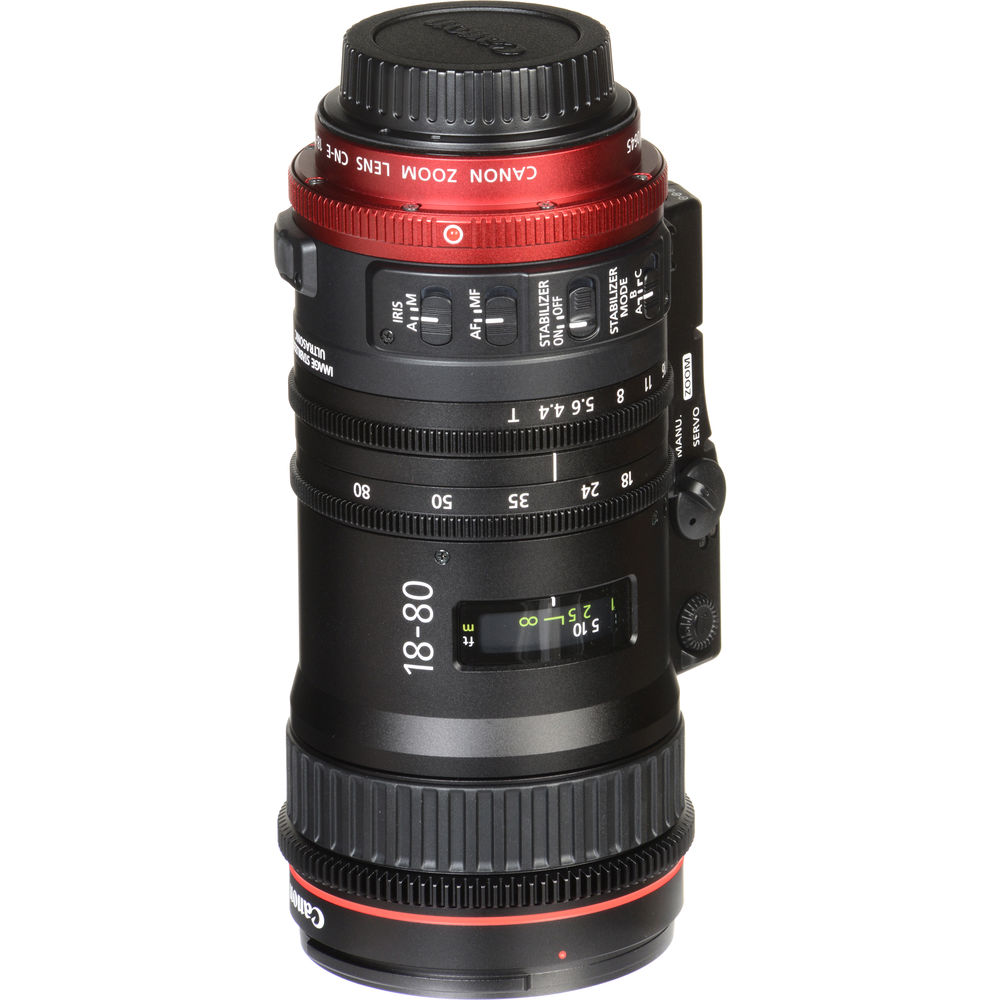 Canon CN-E 18-80mm T4.4 Compact-Servo Cine Zoom Lens (EF Mount)