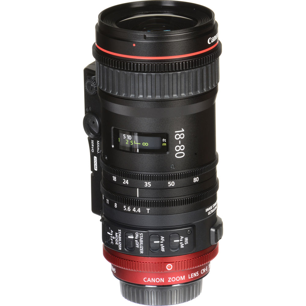 Canon CN-E 18-80mm T4.4 Compact-Servo Cine Zoom Lens (EF Mount)